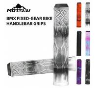Shein 1 par de puños de manillar de 22,2 mm de diámetro y 160 mm de longitud de colores mixtos, adecuados para BMX, bicicletas de piñón fijo y bicicletas de