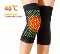 Shein 1 par de rodilleras cortas de moxa, autocalentables, unisex, protección contra el frío en otoño/invierno, para personas de mediana edad y mayores, acc