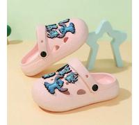 Shein 1 par de sandalias deportivas transpirables para niños estilo Disney, sandalias informales lindas y antideslizantes de EVA con tira deslizable