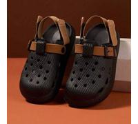 Shein 1 par de sandalias/pantuflas infantiles con diseños de dibujos animados, resistentes y antideslizantes de EVA para playa/interior y exterior, chanclas
