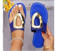 Shein 1 par de sandalias planas con diseño geométrico hueco, elegantes, punk, neutrales, de moda básica para la playa, casual, al aire libre, fiestas, ofici