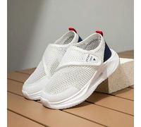 Shein 1 par de zapatos casuales ligeros y transpirables para niños, zapatillas de correr de moda para niños y niñas, adecuados para uso diario, escuela, act