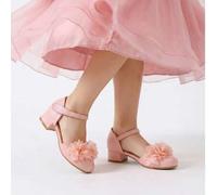 Shein 1 par de zapatos de tacón alto de moda para niñas y mujeres, elegantes y cómodos zapatos diarios y para exteriores de talla grande, adecuados para act