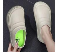 Shein 1 Par de Zapatos de Trabajo Antideslizantes, Impermeables y Resistentes al Aceite para Mujeres, Adecuados para Cocina/Servicio de Alimentos/Hotel, con