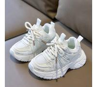 Shein 1 par de zapatos deportivos nuevos para niños, zapatillas de malla transpirable para niños, zapatillas chunky para niñas, zapatos para bebés, zapatos