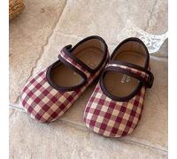 Shein 1 par de zapatos Mary Jane antideslizantes y transpirables para niñas, para bebés y niños pequeños que están aprendiendo a caminar, zapatos escolares