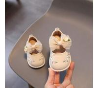 Shein 1 par de zapatos para niña pequeña, nuevos zapatos de princesa de niña infante con estampado de mariposa en PU, ligeros y de suela blanda, adecuados p