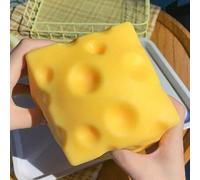 Shein 1 pieza/10 piezas Queso exprimible - Bloques de queso extra grandes y suaves | Pelota de estrés gigante de 4.25 pulgadas - Sunny Days Entertainment