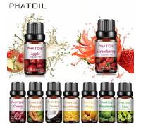 Shein 1 pieza 10ml/0.33fl.Oz Aceite de fragancia de fruta, aceites esenciales de aroma de fruta fresca para difusor, humidificador, perfume DIY, jabón y fab
