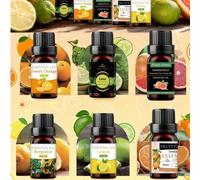 Shein 1 pieza/10ml Aceite esencial de limón - Aroma cítrico iluminador para difusor y piedras aromáticas - Ambientador natural para interiores - Para usar e