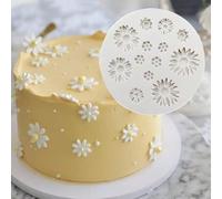 Shein 1 pieza 13 Agujeros Moldes de silicona de margaritas 3D para bricolaje de pasta fondant para pasteles, golosinas, chocolate, azúcar, postre, reposterí