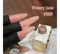 Shein 1 pieza 15ML Esmalte de gel de jade acuoso puro, gel de uñas semi-permanente que se remoja en UV LED, barniz de construcción