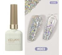 Shein 1 pieza 15ML Esmalte de uñas en gel con polvo reflectante y brillante, serie Cowherd and Weaver Girl, esmalte de uñas en gel UV para manicura, barniz