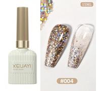 Shein 1 Pieza 15ml Esmalte De Uñas En Gel Con Polvo Reflectante Brillante, Pegamento Para Esmalte De Uñas De La Serie Rhinestone Cowherd Y Weaver Girl, Esma