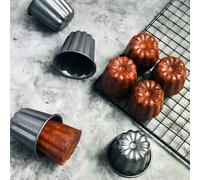 Shein 1 pieza/2 piezas/5 piezas/10 piezas, Molde mini para pasteles, Molde croquembouche, Molde para postres, Molde para budín, Molde antiadherente para hor