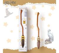 Shein 1 PIEZA/2 PIEZAS Bolígrafo bola de varita mágica Nimbus 2000 con licencia oficial de Harry Potter, autorizado oficialmente por Warner Bros. Varita mág