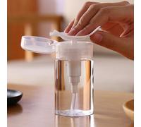 Shein 1 pieza/2 piezas Botella rellenable de 120ml/150ml/200ml/300ml con bomba, botella con bomba para desmaquillante, botella de viaje rellenable para tóni