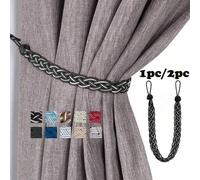 Shein 1 pieza/2 piezas Cuerda de poliéster trenzada para sujetar y decorar cortinas, disponible en varios colores