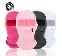 Shein 1 pieza/2 piezas Pasamontañas unisex, Máscara facial a prueba de viento para ciclismo, esquí, actividades al aire libre, uso diario