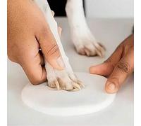Shein 1 pieza 20g Arcilla blanda para huellas de patas y pisadas de mascotas, material esponjoso para huellas de manos y pies DIY, regalo de consuelo por pé