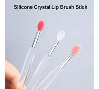 Shein 1 pieza/3 piezas Pincel de labios de silicona, aplicador reutilizable de mascarilla labial, pincel de maquillaje, aplicador de brillo de labios de sil