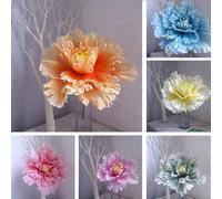 Shein 1 pieza 30cm Accesorios de fotografÃa Gran flor artificial tridimensional Decoración del hogar Flor de peonÃa artificial Arco floral camino de acce