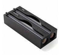 Shein 1 pieza 33.2*14*7cm Dispensador de envoltorio de bambú, Contenedor de almacenamiento de papel de aluminio y film transparente con 2 cortadores, Forma