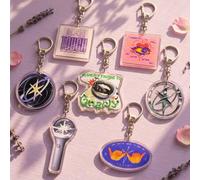 Shein 1 pieza/7 piezas Llavero de apoyo de fans del grupo de chicas K-Pop KATSEYE, estilo K-POP, grupo de chicas K-Pop, Manon Sophia Daniela Lara Megan Yoon