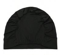 Shein 1 pieza Accesorio de abaya, Gorro de mujer de unicolor con parte trasera cerrada para usar debajo del pañuelo, diadema para mujer, velo