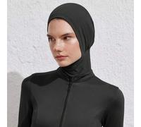 Shein 1 pieza Accesorios de abaya, diseño de cuello extendido, turbante instantáneo de verano para baño y natación para mujeres