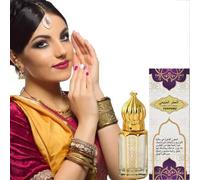 Shein 1 pieza Aceite esencial de estilo árabe oriental de 10ml con aplicador de bola, tamaño portátil, notas de violeta, limón y lavanda de larga duración,
