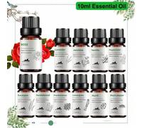 Shein 1 pieza Aceites esenciales premium de 10ml/0,33 fl.Oz Aceite de fragancia premium para cuidado de la piel, cuidado facial, difusores de masaje, humidi