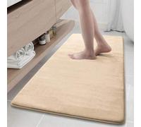 Shein 1 pieza Alfombra de baño de espuma de memoria, Alfombra de cocina bohemia antifatiga, Alfombra gruesa absorbente y antideslizante de estilo vintage, F