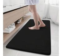 Shein 1 pieza Alfombra de baño de espuma de memoria, alfombra de cocina bohemia antifatiga, alfombra vintage absorbente antideslizante, almohadilla de piso