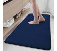 Shein 1 pieza Alfombra de baño de espuma viscoelástica, Alfombra de cocina bohemia antifatiga, Alfombra gruesa vintage absorbente y antideslizante, Felpudo