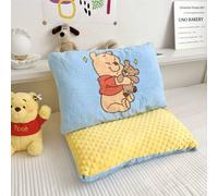 Shein 1 pieza Almohada cómoda y adorable con diseño de dibujos animados, de terciopelo de leche grueso con diseño de puntos de terciopelo de burbujas por am
