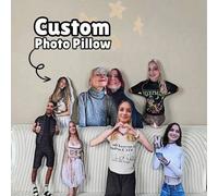 Shein 1 pieza Almohada fea personalizada, Almohada personalizada a partir de foto, Cojín corporal divertido personalizado, Impresión a doble cara, Regalo pa