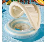Shein 1 pieza Almohadilla de sudor de axila a rayas vintage, soporte de axila inflable engrosado, adecuado para axilas de menos de 30 kg, esenciales de play