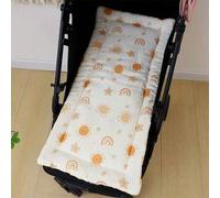 Shein 1 pieza Almohadilla para cochecito de bebé, cojín suave de felpa, alfombra antideslizante de algodón, colchón de cuna, para todas las estaciones, reve