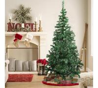 Shein 1 pieza Árbol de Navidad artificial de 210cm, árbol de pino, hecho de PVC retardante al fuego, fácil de ensamblar, estructura de metal resistente, ade