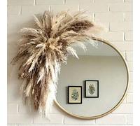 Shein 1 pieza Arco elegante de boda bohemia de 35 pulgadas - Hierba natural - Adecuado para otoño/invierno, material de ratán, uso versátil para Navidad, Ha