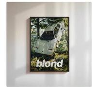 Shein 1 pieza Arte de pared Póster de lienzo Blond Frank Música Póster del océano Póster de música Póster de película Póster artístico Un regalo ideal que a