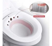Shein 1 pieza Asiento de inodoro plegable a vapor - Alivio reconfortante para las hemorroides y el perineo, esencial para el cuidado posparto, tamaño compac