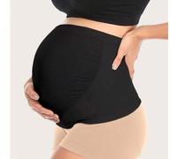 Shein 1 pieza Banda de embarazo, Cinturón de soporte para el embarazo transpirable, Fijación abdominal sin costuras Ropa de ejercicio de yoga prenatal elást