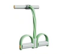 Shein 1 pieza Banda de resistencia multifuncional y portátil de TPE verde/morado/azul para ejercicios de gimnasio en casa, cuerdas elásticas, pulsador de pe