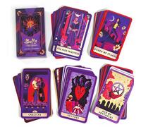Shein 1 pieza - Baraja de Tarot de Buffy la Cazavampiros en inglés, Juego de Cartas de cartón, Muy adecuado para reuniones familiares y con amigos, noches d