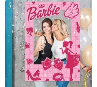 Shein 1 pieza Barbie con licencia oficial Princesa Muñeca - Caja temática de Barbie para fotografia, cabina fotográfica, decoraciones de fiesta de cumpleaño