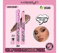 Shein Barra de sombra de ojos "¡Oh, Dios mío!", sombra de ojos en barra impermeable con brillo, fórmula sedosa que se desliza y se funde en la piel sin esfu