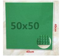 Shein 1 pieza base de 50 x 50 compatible con las principales marcas de bloques de construcción, de 15.7 x 15.7 pulgadas, excelente para regalo de vacaciones
