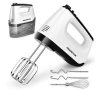 Shein 1 pieza Batidora eléctrica de mano de 400W, 6 ajustes de velocidad con función turbo, incluye estuche de almacenamiento, perfecta para montar crema o